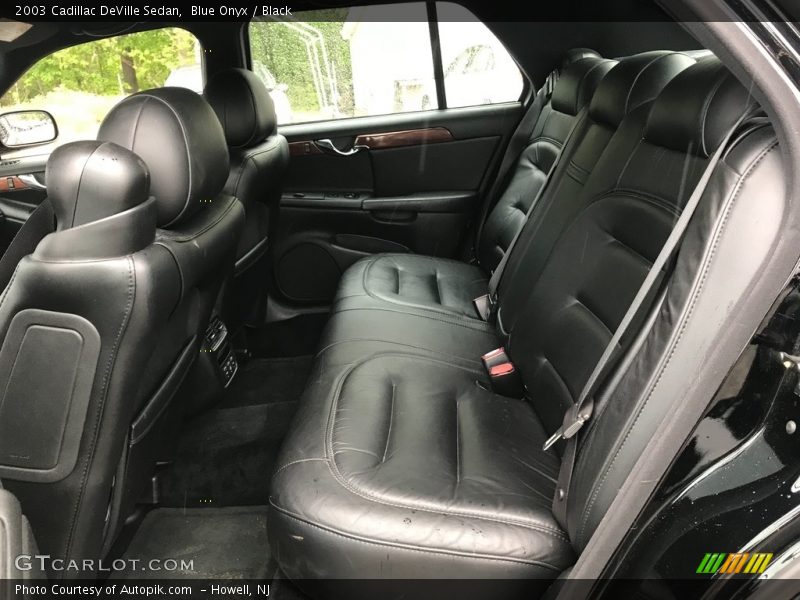 Blue Onyx / Black 2003 Cadillac DeVille Sedan