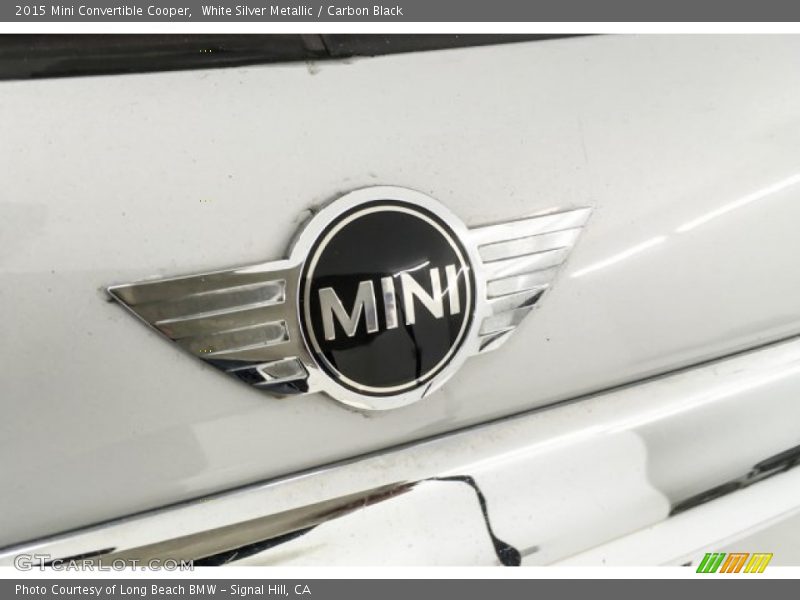 White Silver Metallic / Carbon Black 2015 Mini Convertible Cooper