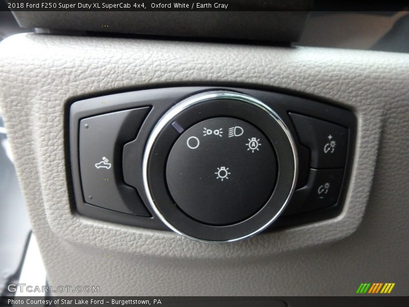 Oxford White / Earth Gray 2018 Ford F250 Super Duty XL SuperCab 4x4