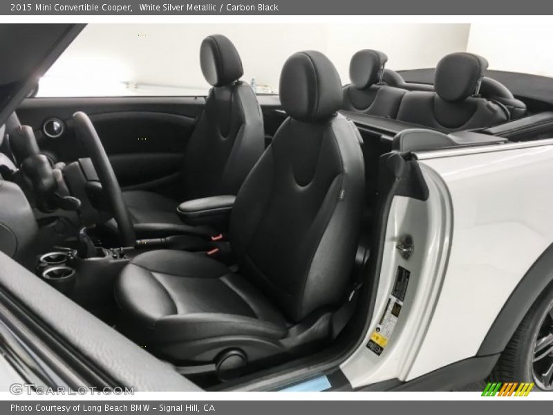 White Silver Metallic / Carbon Black 2015 Mini Convertible Cooper