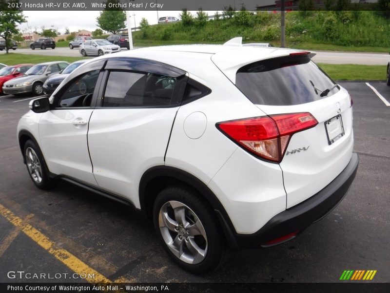 White Orchid Pearl / Gray 2017 Honda HR-V EX AWD