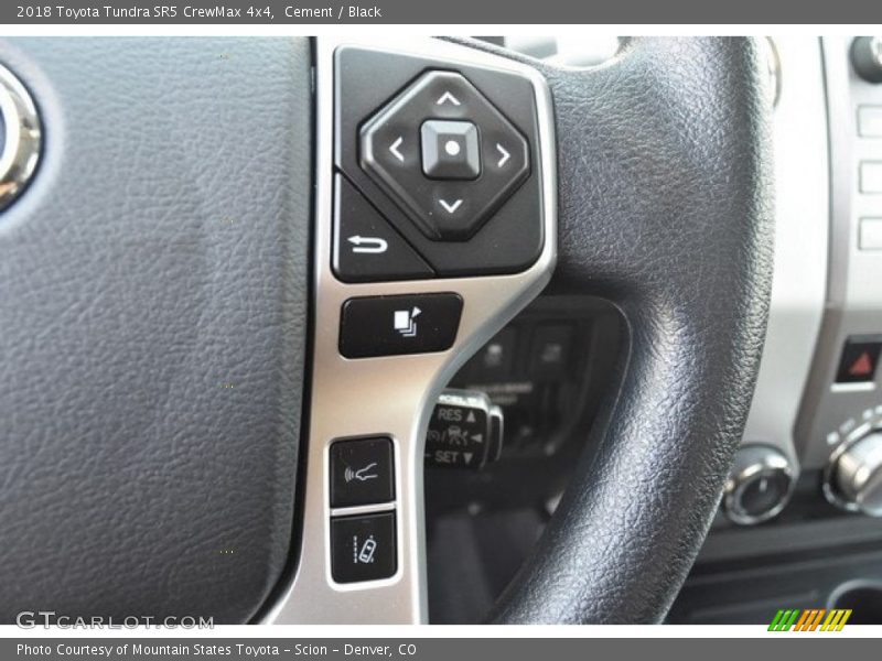 Cement / Black 2018 Toyota Tundra SR5 CrewMax 4x4