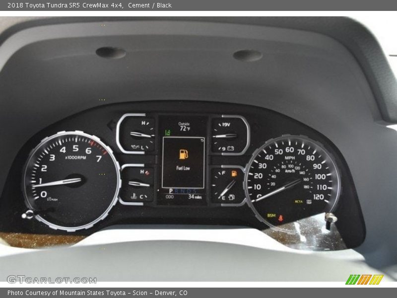 Cement / Black 2018 Toyota Tundra SR5 CrewMax 4x4