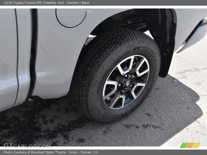 Cement / Black 2018 Toyota Tundra SR5 CrewMax 4x4