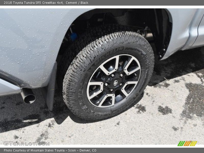 Cement / Black 2018 Toyota Tundra SR5 CrewMax 4x4