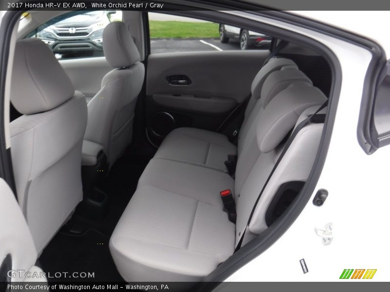 White Orchid Pearl / Gray 2017 Honda HR-V EX AWD