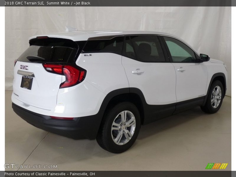 Summit White / ­Jet Black 2018 GMC Terrain SLE