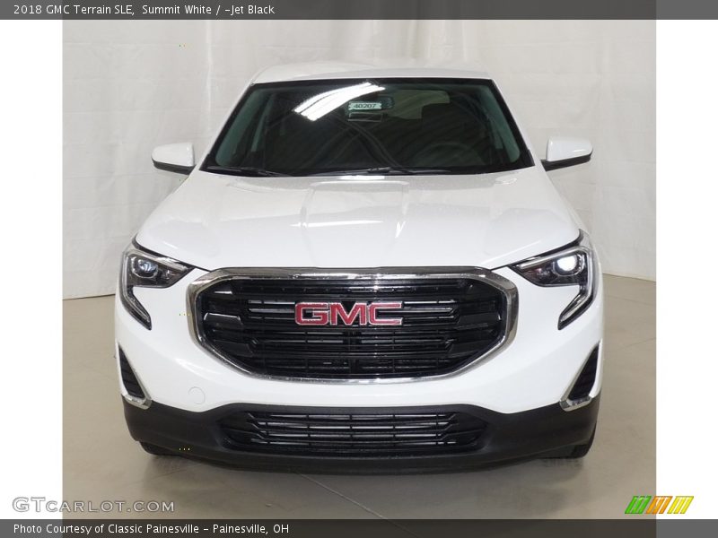 Summit White / ­Jet Black 2018 GMC Terrain SLE