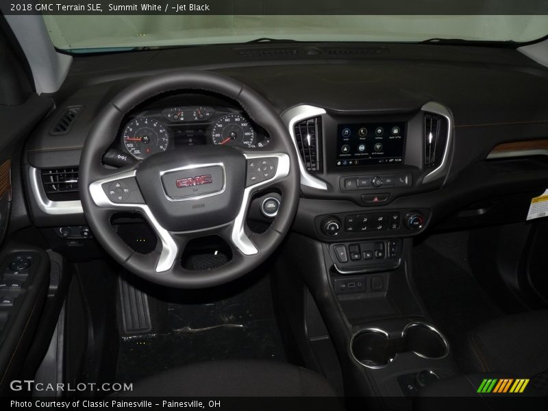 Summit White / ­Jet Black 2018 GMC Terrain SLE