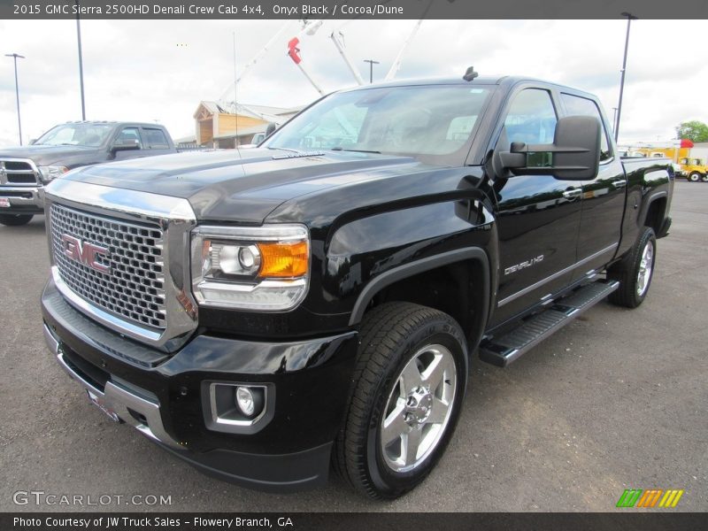 Onyx Black / Cocoa/Dune 2015 GMC Sierra 2500HD Denali Crew Cab 4x4