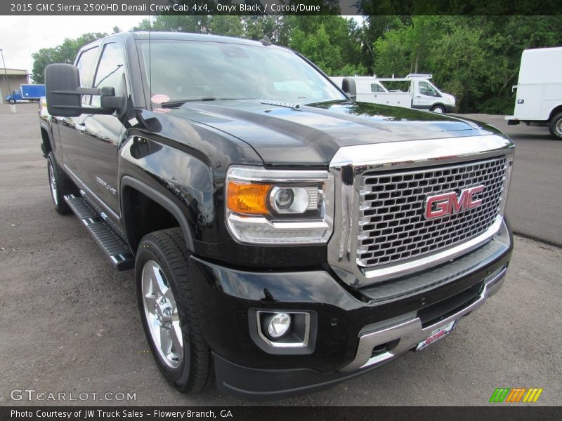 Onyx Black / Cocoa/Dune 2015 GMC Sierra 2500HD Denali Crew Cab 4x4