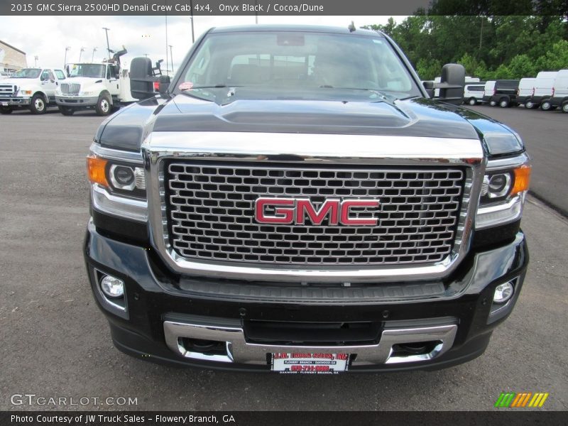 Onyx Black / Cocoa/Dune 2015 GMC Sierra 2500HD Denali Crew Cab 4x4