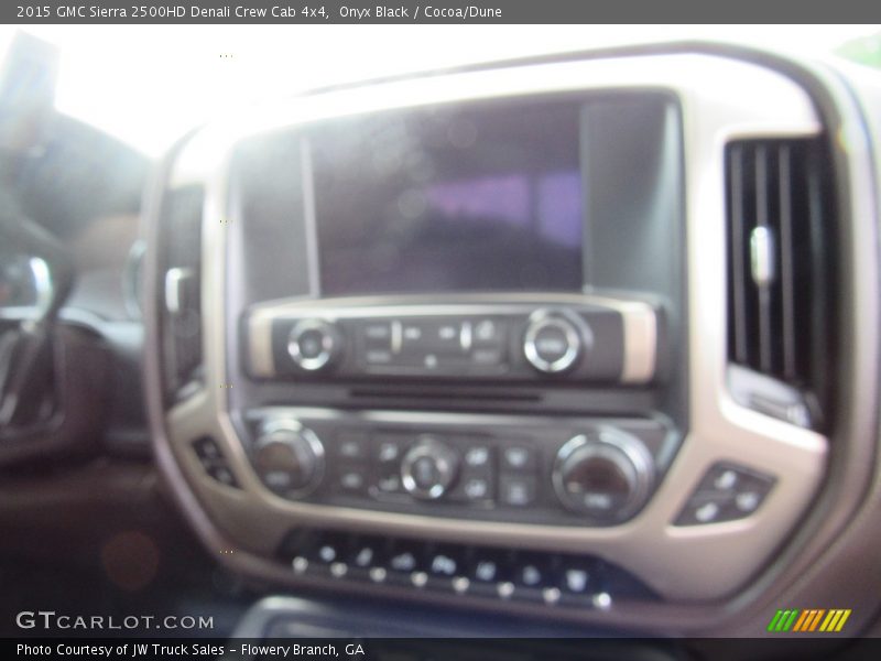 Onyx Black / Cocoa/Dune 2015 GMC Sierra 2500HD Denali Crew Cab 4x4