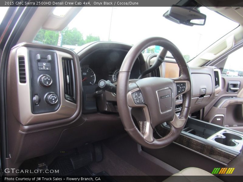 Onyx Black / Cocoa/Dune 2015 GMC Sierra 2500HD Denali Crew Cab 4x4