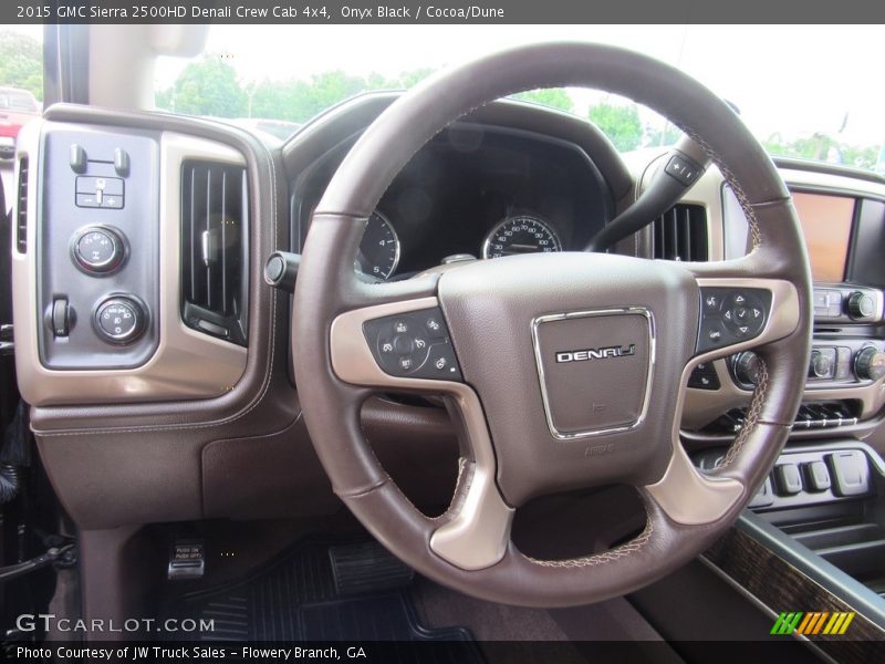 Onyx Black / Cocoa/Dune 2015 GMC Sierra 2500HD Denali Crew Cab 4x4