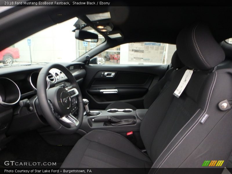 Shadow Black / Ebony 2018 Ford Mustang EcoBoost Fastback