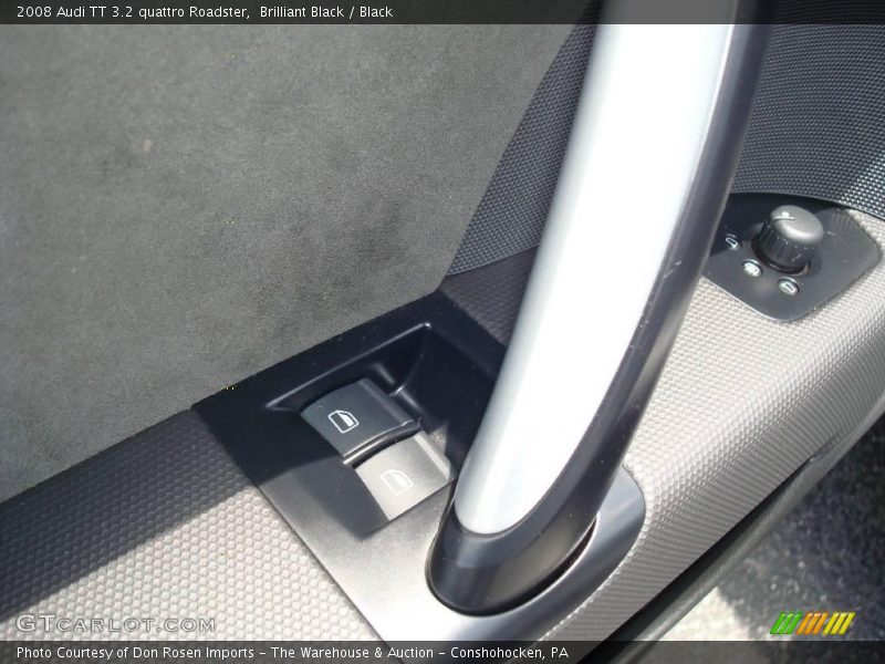 Brilliant Black / Black 2008 Audi TT 3.2 quattro Roadster