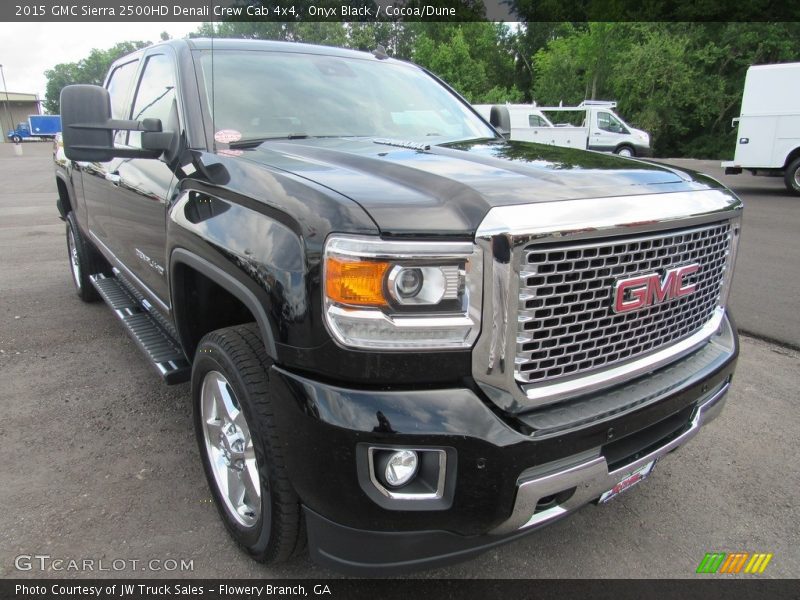 Onyx Black / Cocoa/Dune 2015 GMC Sierra 2500HD Denali Crew Cab 4x4