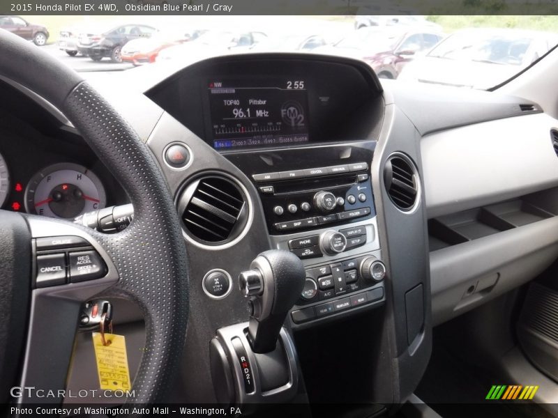 Obsidian Blue Pearl / Gray 2015 Honda Pilot EX 4WD