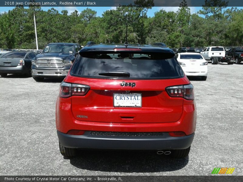 Redline Pearl / Black 2018 Jeep Compass Latitude