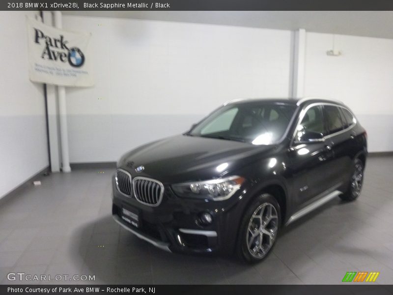 Black Sapphire Metallic / Black 2018 BMW X1 xDrive28i