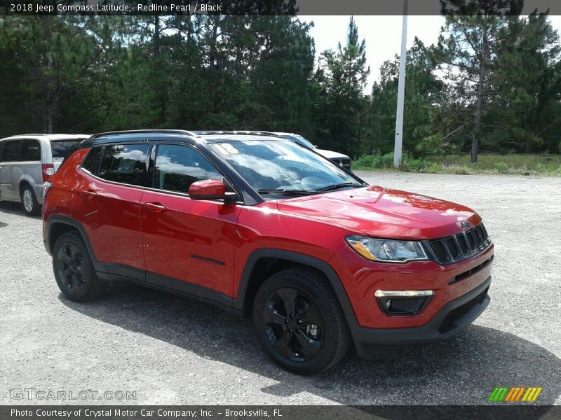 Redline Pearl / Black 2018 Jeep Compass Latitude