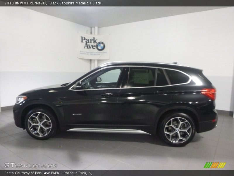 Black Sapphire Metallic / Black 2018 BMW X1 xDrive28i