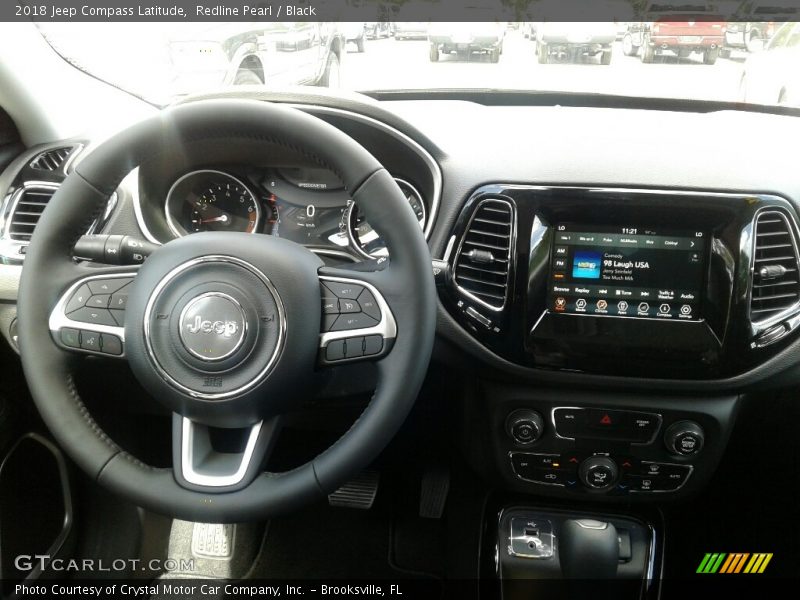 Redline Pearl / Black 2018 Jeep Compass Latitude