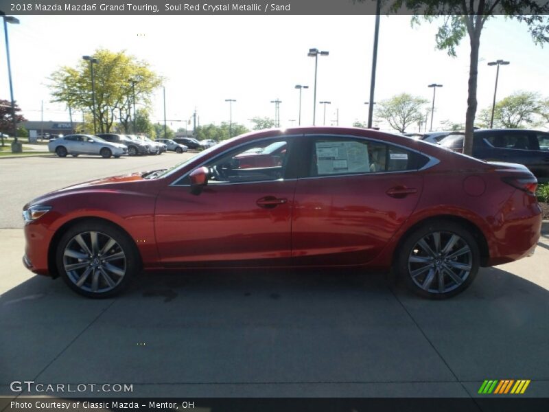 Soul Red Crystal Metallic / Sand 2018 Mazda Mazda6 Grand Touring
