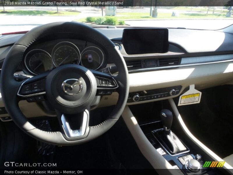 Soul Red Crystal Metallic / Sand 2018 Mazda Mazda6 Grand Touring