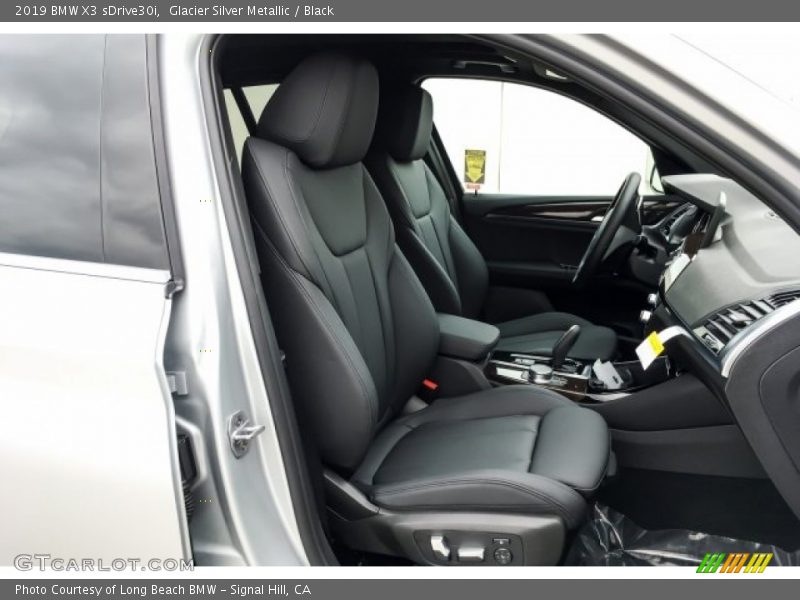 Glacier Silver Metallic / Black 2019 BMW X3 sDrive30i