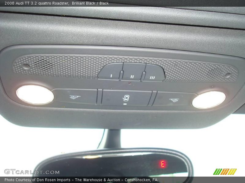Brilliant Black / Black 2008 Audi TT 3.2 quattro Roadster