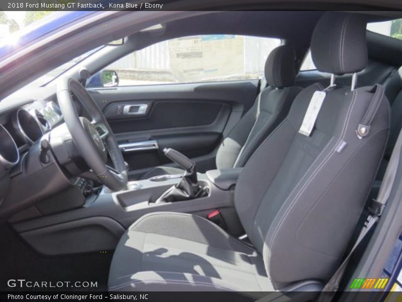 Kona Blue / Ebony 2018 Ford Mustang GT Fastback