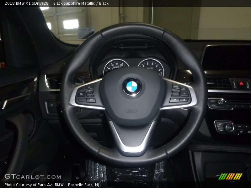 Black Sapphire Metallic / Black 2018 BMW X1 xDrive28i