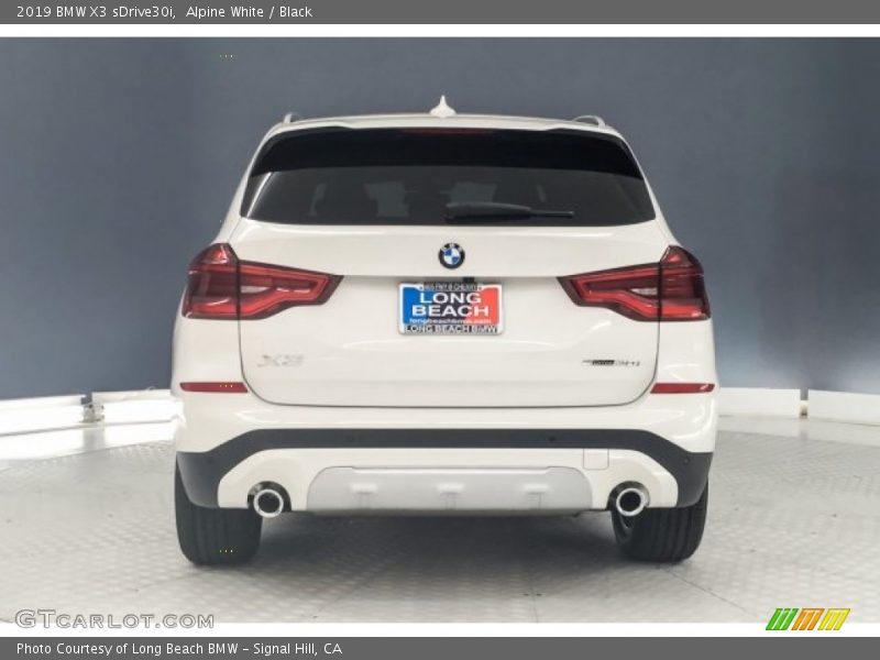 Alpine White / Black 2019 BMW X3 sDrive30i