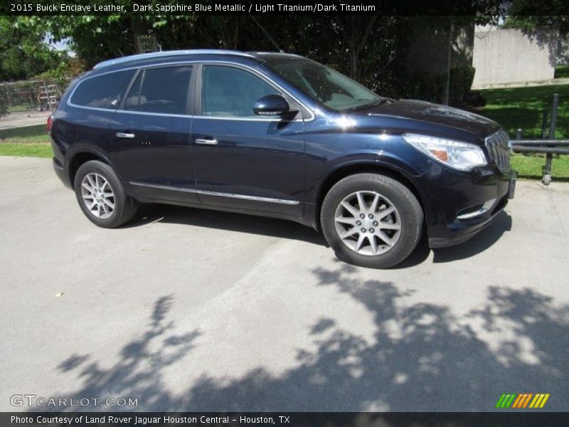 Dark Sapphire Blue Metallic / Light Titanium/Dark Titanium 2015 Buick Enclave Leather