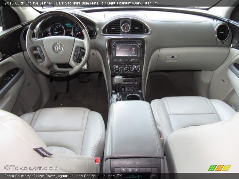 Dark Sapphire Blue Metallic / Light Titanium/Dark Titanium 2015 Buick Enclave Leather