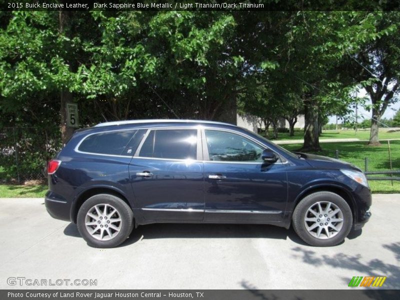 Dark Sapphire Blue Metallic / Light Titanium/Dark Titanium 2015 Buick Enclave Leather