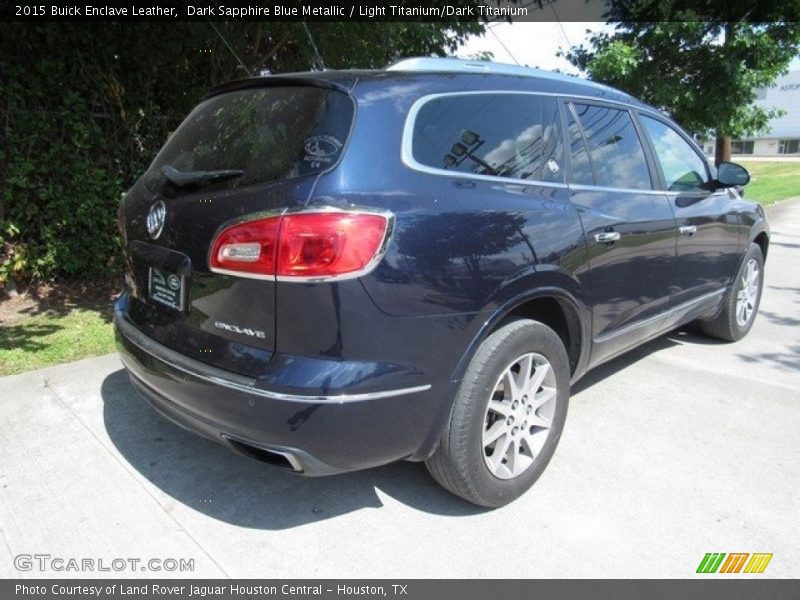 Dark Sapphire Blue Metallic / Light Titanium/Dark Titanium 2015 Buick Enclave Leather