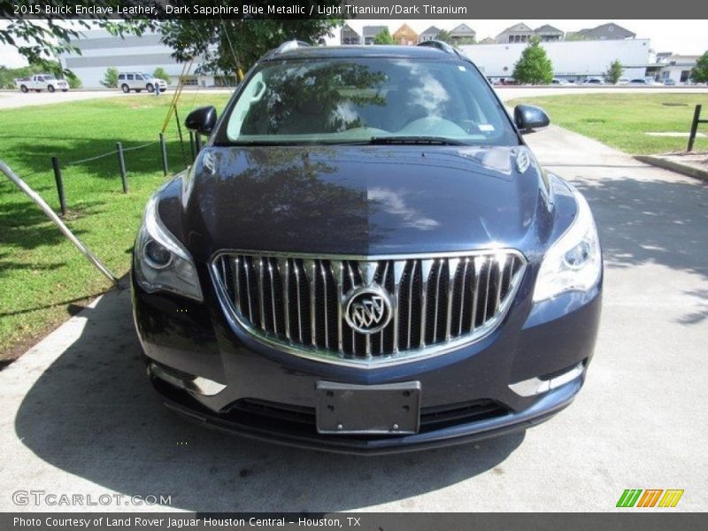 Dark Sapphire Blue Metallic / Light Titanium/Dark Titanium 2015 Buick Enclave Leather