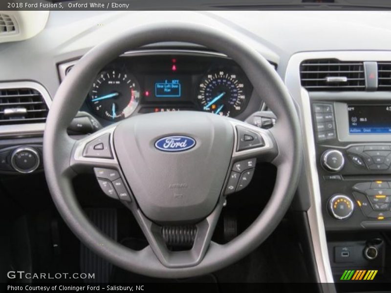 Oxford White / Ebony 2018 Ford Fusion S