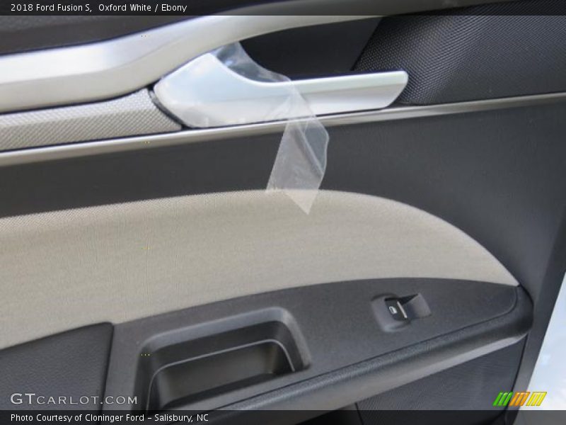 Oxford White / Ebony 2018 Ford Fusion S