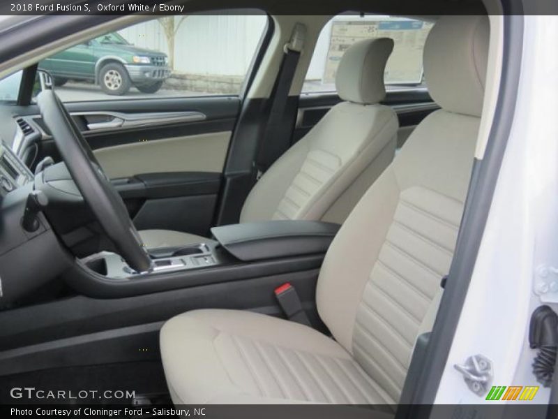 Oxford White / Ebony 2018 Ford Fusion S