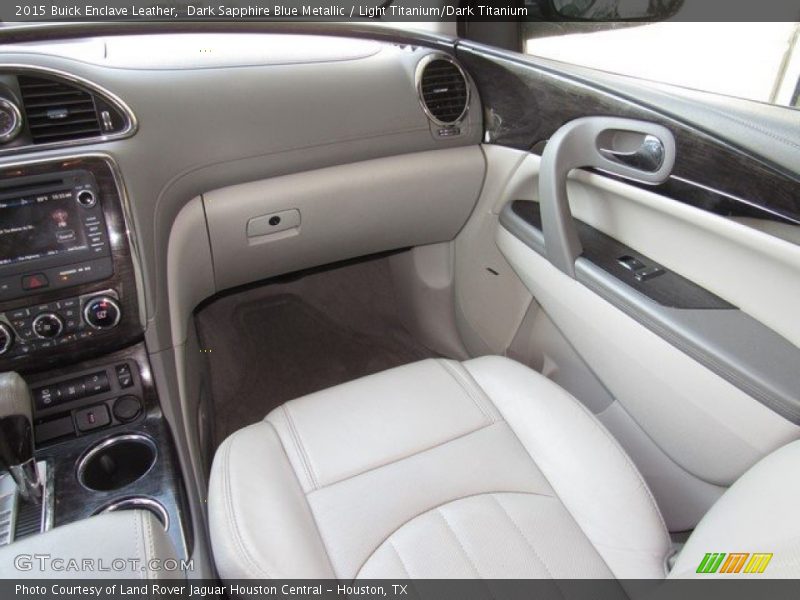 Dark Sapphire Blue Metallic / Light Titanium/Dark Titanium 2015 Buick Enclave Leather