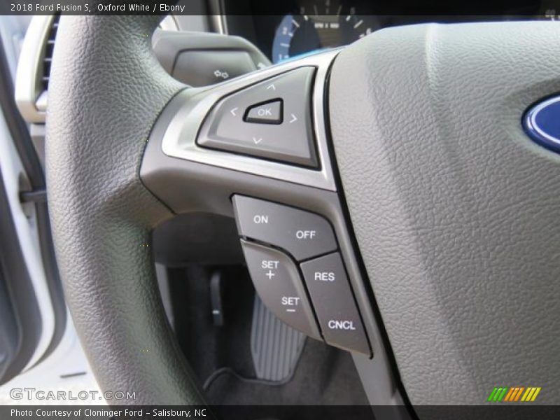 Oxford White / Ebony 2018 Ford Fusion S