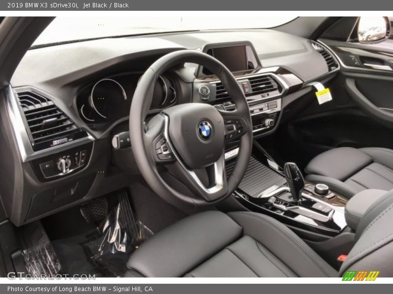 Jet Black / Black 2019 BMW X3 sDrive30i