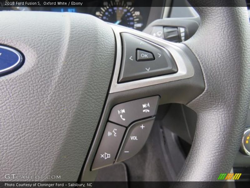 Oxford White / Ebony 2018 Ford Fusion S