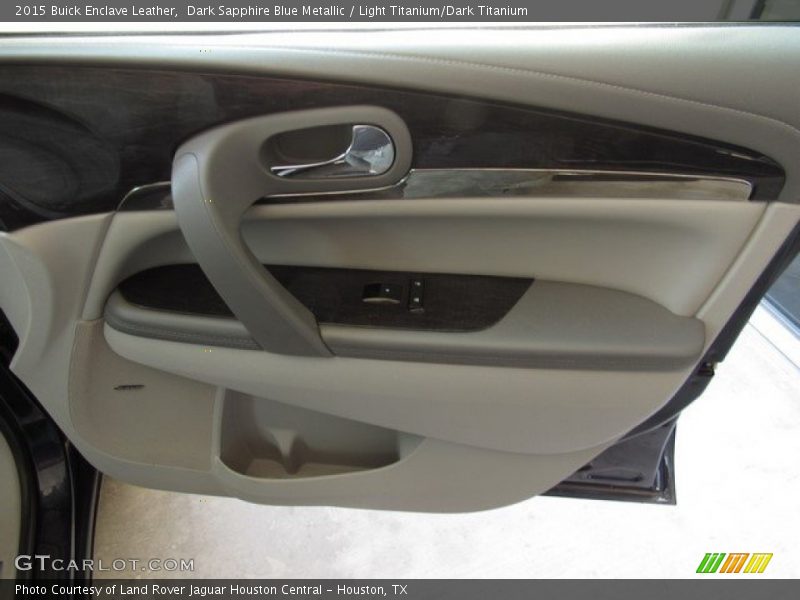 Dark Sapphire Blue Metallic / Light Titanium/Dark Titanium 2015 Buick Enclave Leather