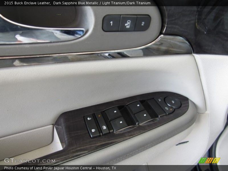 Dark Sapphire Blue Metallic / Light Titanium/Dark Titanium 2015 Buick Enclave Leather