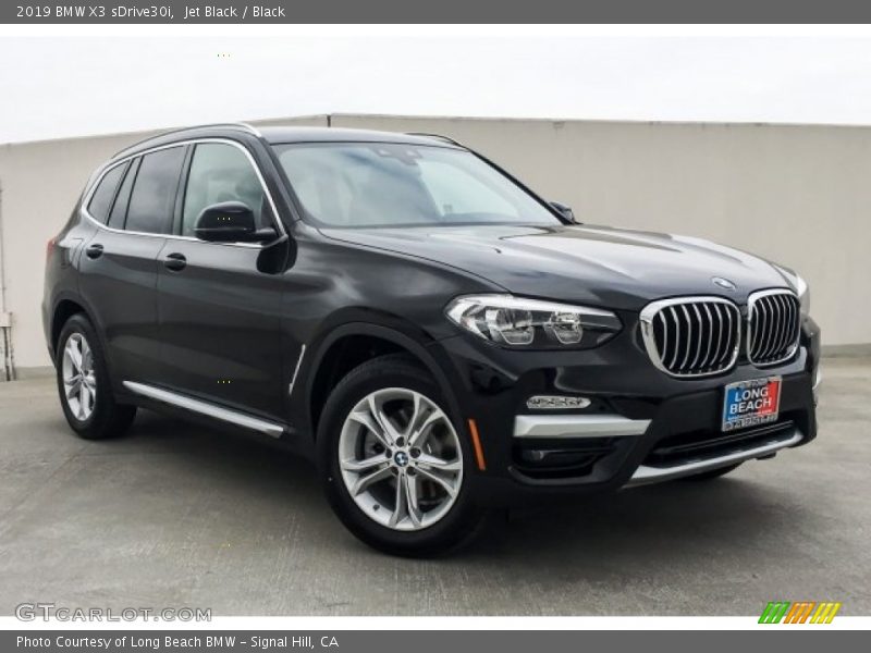 Jet Black / Black 2019 BMW X3 sDrive30i